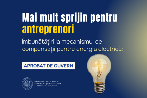 Noi îmbunătățiri la Programul de compensații la energia electrică pentru întreprinderile din Republica Moldova