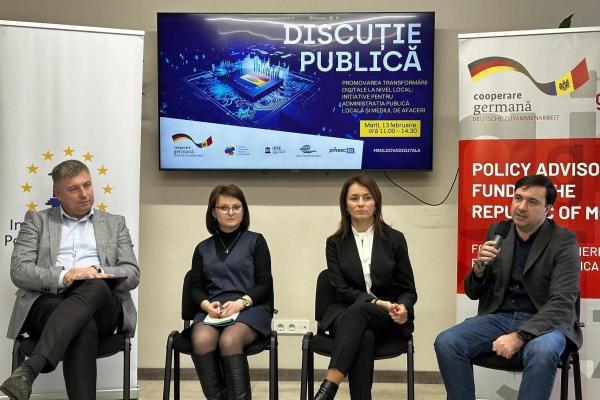 O nouă rundă de discuții publice cu privire la transformarea digitală la nivel local, organizată la Cahul