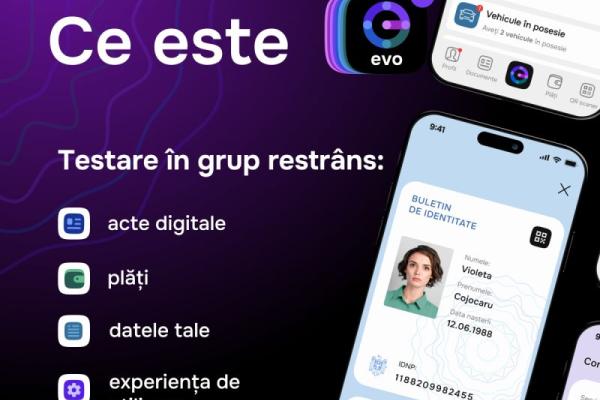Este deschisă înregistrarea doritorilor de a testa aplicația integrată a serviciilor publice din Republica Moldova – EVO
