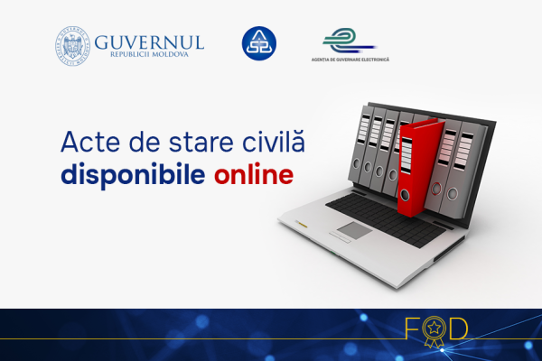 Actele de stare civilă au fost integrate pe platforma FOD