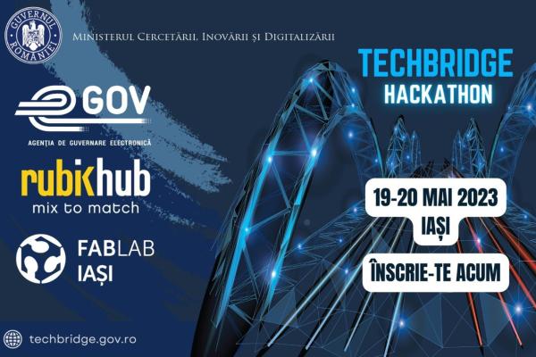 TECHBRIDGE: PRIMUL HACKATHON guvernamental „DIGITALIZAREA SERVICIILOR PUBLICE”