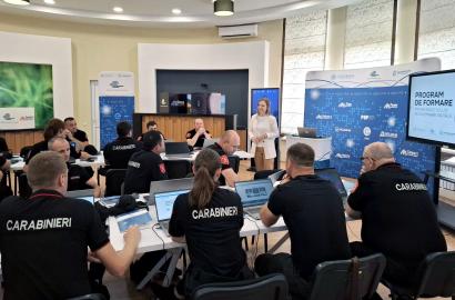 Carabinierii au participat la un atelier de instruire despre rolul soluțiilor digitale în eficiența și siguranța publică
