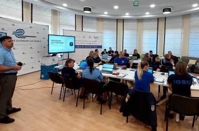 Angajații IGSU au beneficiat de o instruire privind utilizarea aplicației EVO în activitatea profesională