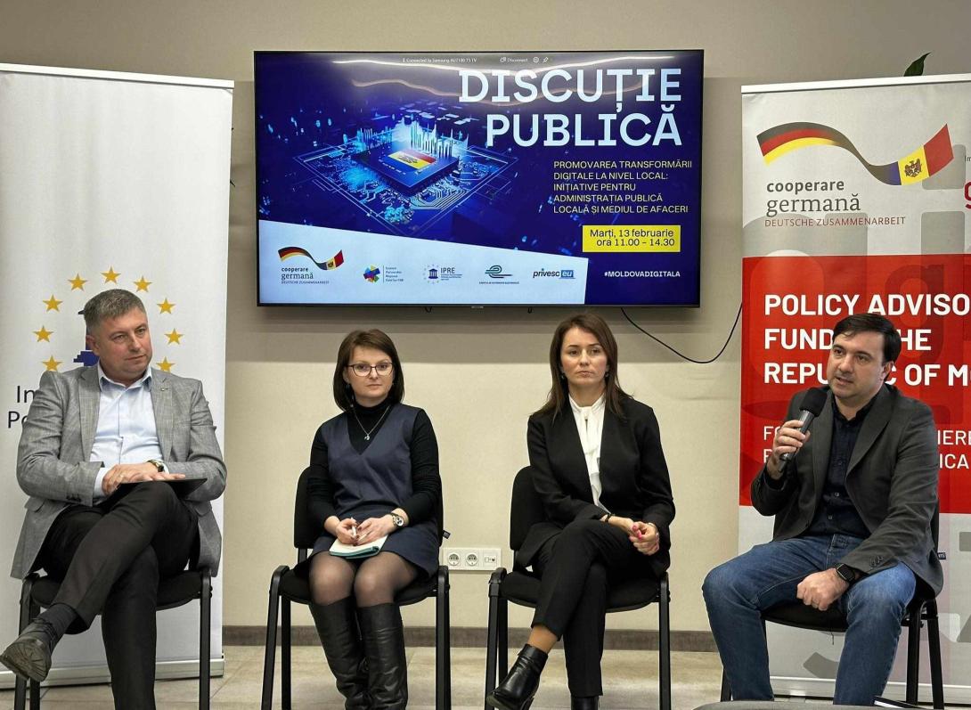 O nouă rundă de discuții publice cu privire la transformarea digitală la nivel local, organizată la Cahul