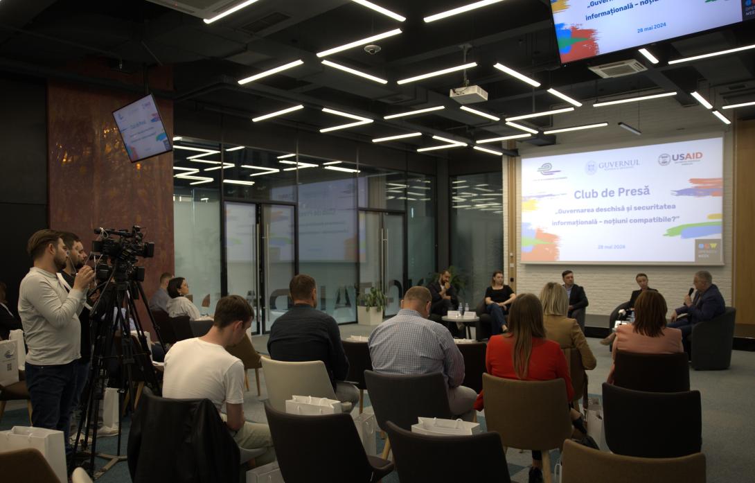 Discuții în contextul OpenGovWeek: „Guvernarea deschisă și securitatea informațională – noțiuni compatibile?”
