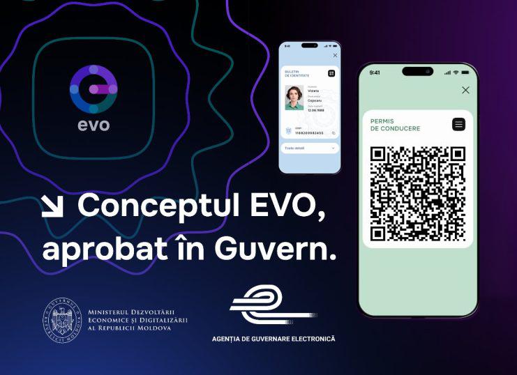 Conceptul și baza normativă pentru aplicația guvernamentală EVO, aprobate de Guvern